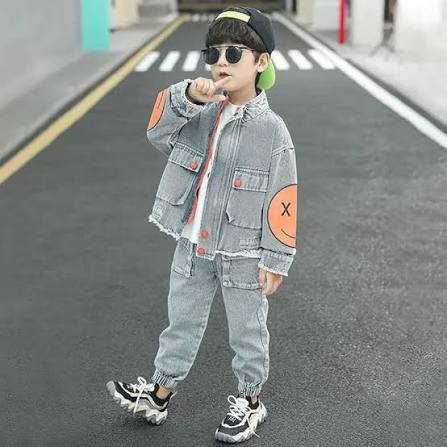 GREY DENIM SUIT