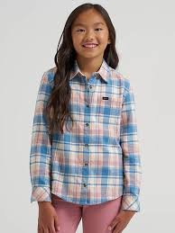 BLUE PLAID BUTTON-DOWN SHIRT
