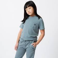 BLUE CREWNECK T-SHIRT AND JOGGER SET