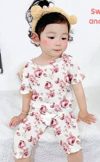 FLORAL PRINT ROMPER/SET